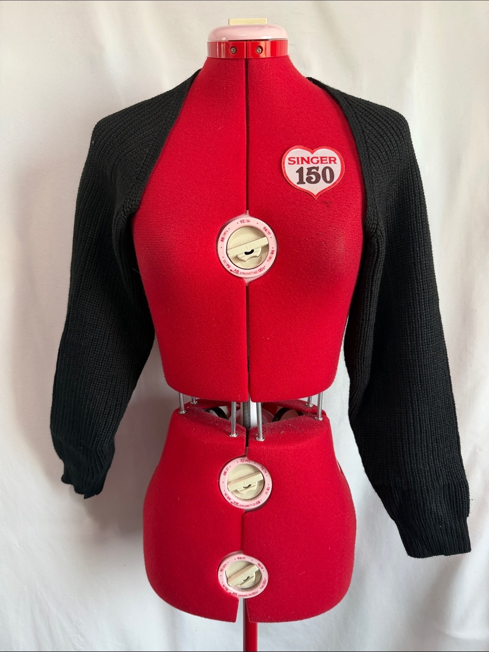 Black Knit Bolero Shrug - Classic Open Front